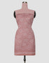 Mix And Match Lace Single Tone Lace Elina - Pink + Satin Pink